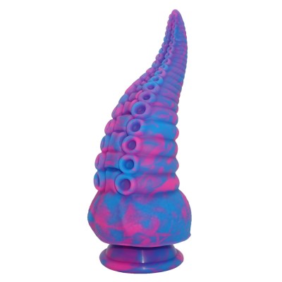Monster Cock Blue-Purple Monstropus Tentacled Silicone Dildo