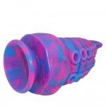 Monster Cock Blue-Purple Monstropus Tentacled Silicone Dildo