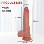 8.74" Mr.Sunshine The Smooth Skin Dildo