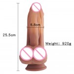 10” Mr.Chocolate The Thick Cock Dildo