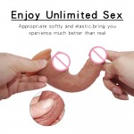 7.16" Mr.Sunshine The Simple 2 Skin Dildo