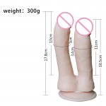 The Double Pinks Wearing  Joy Dildo