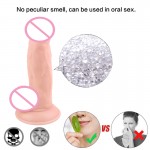 7.08" Mr.Vanilla Pink Mushroom Joy Dildo