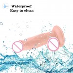 7.08" Mr.Vanilla Pink Mushroom Joy Dildo