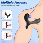 Alan Wireless Control Anal/Clitoris Dual Stimulator