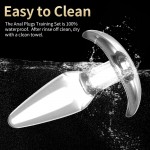 Hanna Clear TPE Anal Plugs S-XL