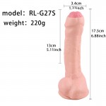 6.88"/8.07" Mr.Vanilla Foreskin 2 Sizes Dildo