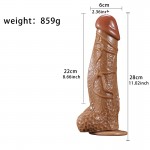 11" Mr.Chocolate Boyfriend's Cock Dildo
