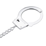 Concept Metal Anal Plug and Detachable Handcuff Chain Set