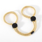 Synthetic Cotton Rope BDSM Adjustable Handcuffs Multi-Colors