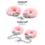 Concept Fluffy Ankle and Hand Cuff Set
