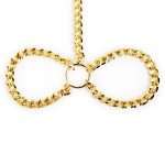 Concept Neck to Wrist BDSM Metal Detachable Cuff Set