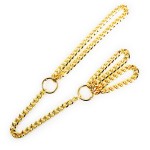 Concept Neck to Wrist BDSM Metal Detachable Cuff Set