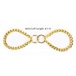 Concept Metal Chain Wrist Cuff Set