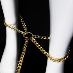 Concept BDSM Detachable Neck, Wrist, Ankle Restraint Metal Cuff Set