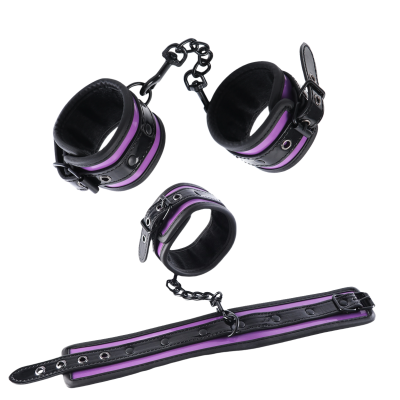 Concept PU Leather Adjustable Bondage Cuff Set