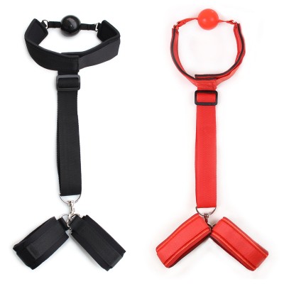 Concept  Scandal Breathable Ball Gag with Cuffs