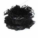 Concept Black Lace Elastic BDSM Wrist and Ankle Cuff Set