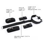Concept Sinful Ballgag to Wrist and Ankle Cuffs