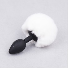 Bunny Tail Silicone Anal Plug
