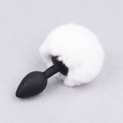 Bunny Tail Silicone Anal Plug