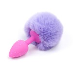 Bunny Tail Silicone Anal Plug