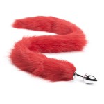 Long Fox-Brush Anal Plug
