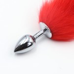 Long Fox-Brush Anal Plug