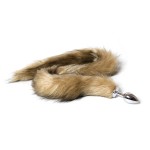 Long Fox-Brush Anal Plug