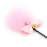 Pink Kitty Crop with Feather Tickler 