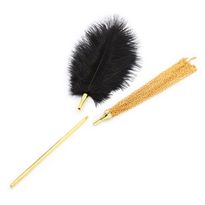 Golden Whip & Feather Tickler