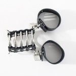 Iron Grip Locking Bondage Cage with Restraint Cuffs