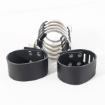 Iron Grip Locking Bondage Cage with Restraint Cuffs
