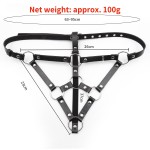 Strapped Seduction Leather Cage Panty