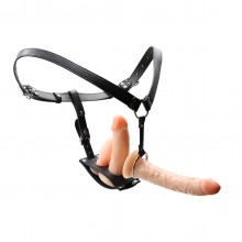 Dual and Triple Dildo Adjustable Strap-On Harness 