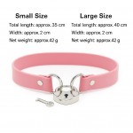 HeartLock Silicone Bondage Collar