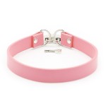 HeartLock Silicone Bondage Collar
