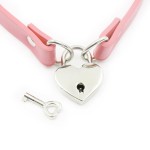 HeartLock Silicone Bondage Collar