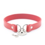 HeartLock Silicone Bondage Collar