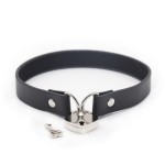 HeartLock Silicone Bondage Collar