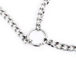 Regalia Chain Bondage Collar with Leash 