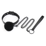 Soft Faux Fur Collar with Leash