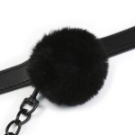 Soft Faux Fur Collar with Leash