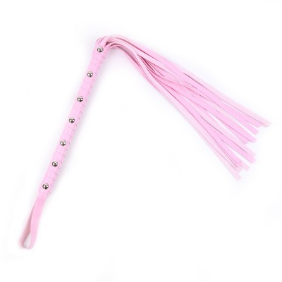 Pink Punishment Tease Leather Flogger