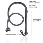 Obedience Kiss Braided Bullwhip