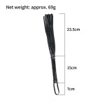 Vibrant Zebra-Handle Lash Flogger