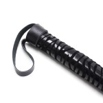 Vibrant Zebra-Handle Lash Flogger