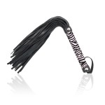 Vibrant Zebra-Handle Lash Flogger