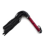 Vibrant Zebra-Handle Lash Flogger