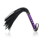Vibrant Zebra-Handle Lash Flogger